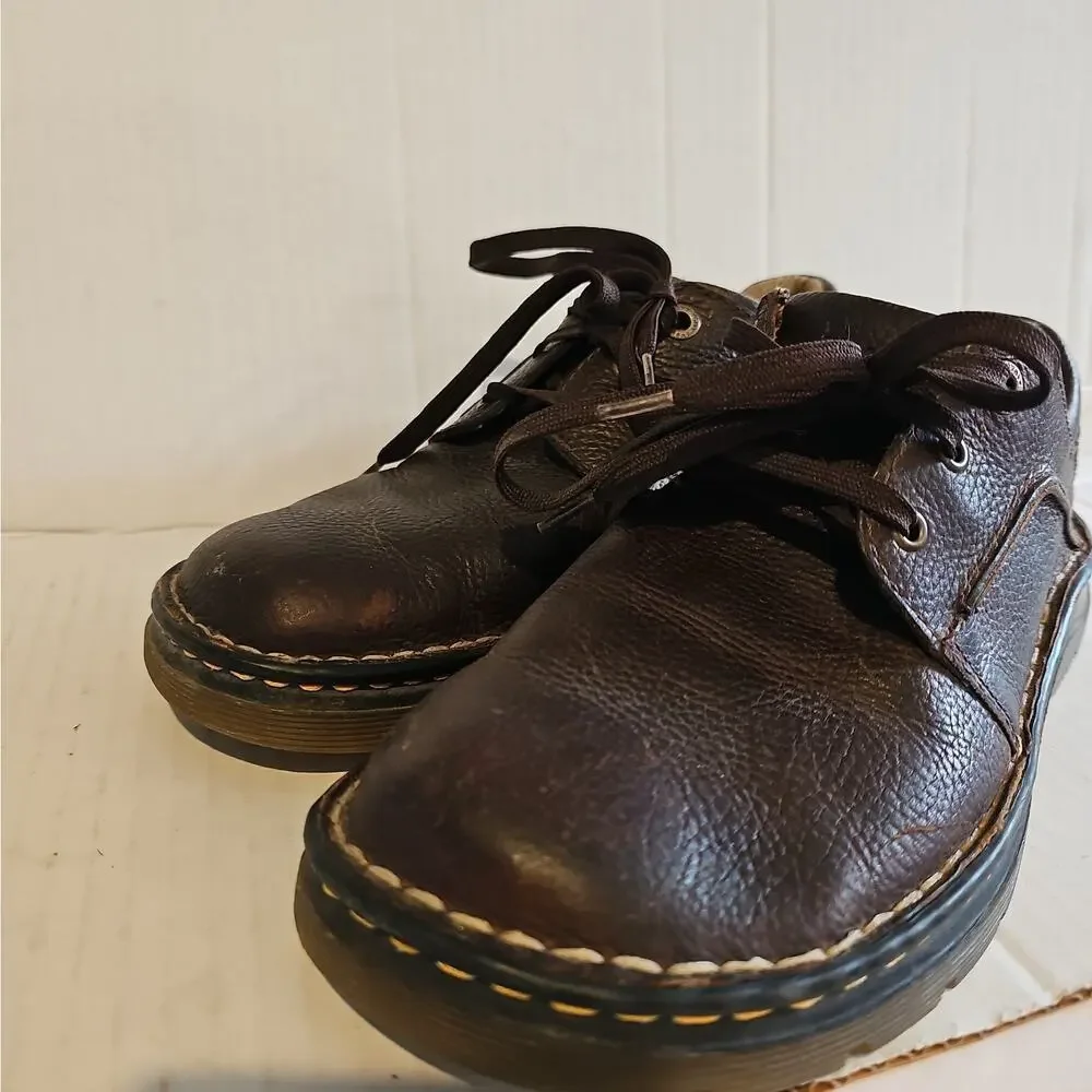 Dr. Doc Martens Men’s 11194 Brown Lace Up Oxford Casual Leather Shoes Size 8